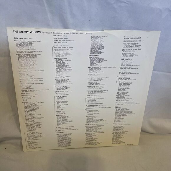 The Merry Widow (Vinyl, 1962) Columbia Masterworks OL 58801 VG+ LP Record Album - Picture 6 of 11